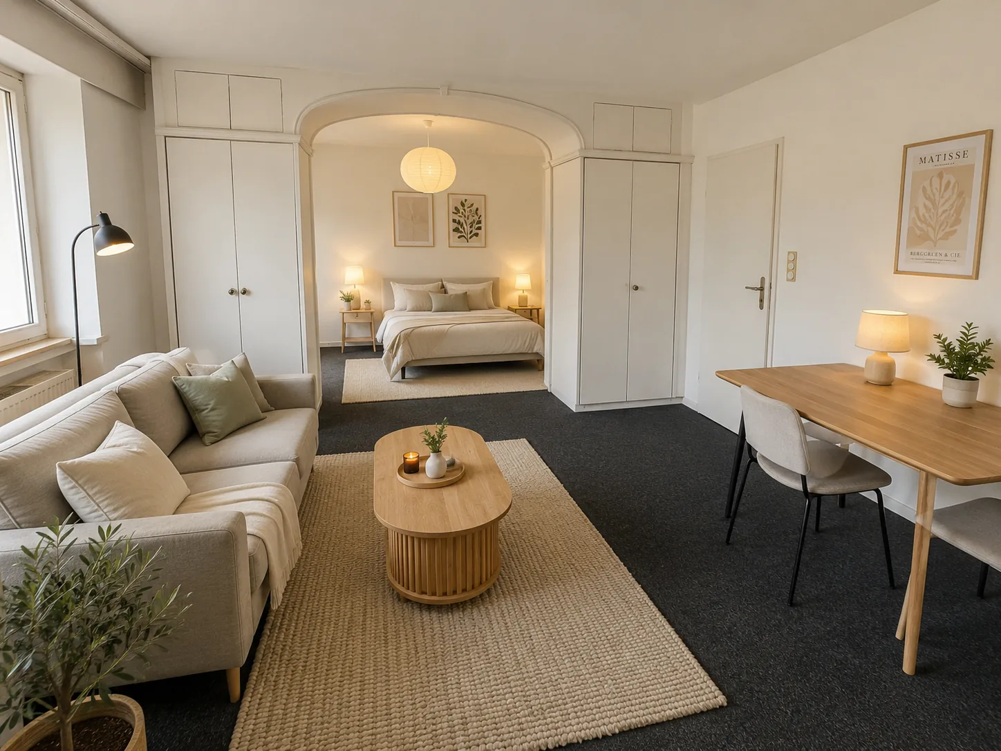 Grosszügiges 36 m² Doppelzimmer mit eigenem Badezimmer und Balkon in Zollikon