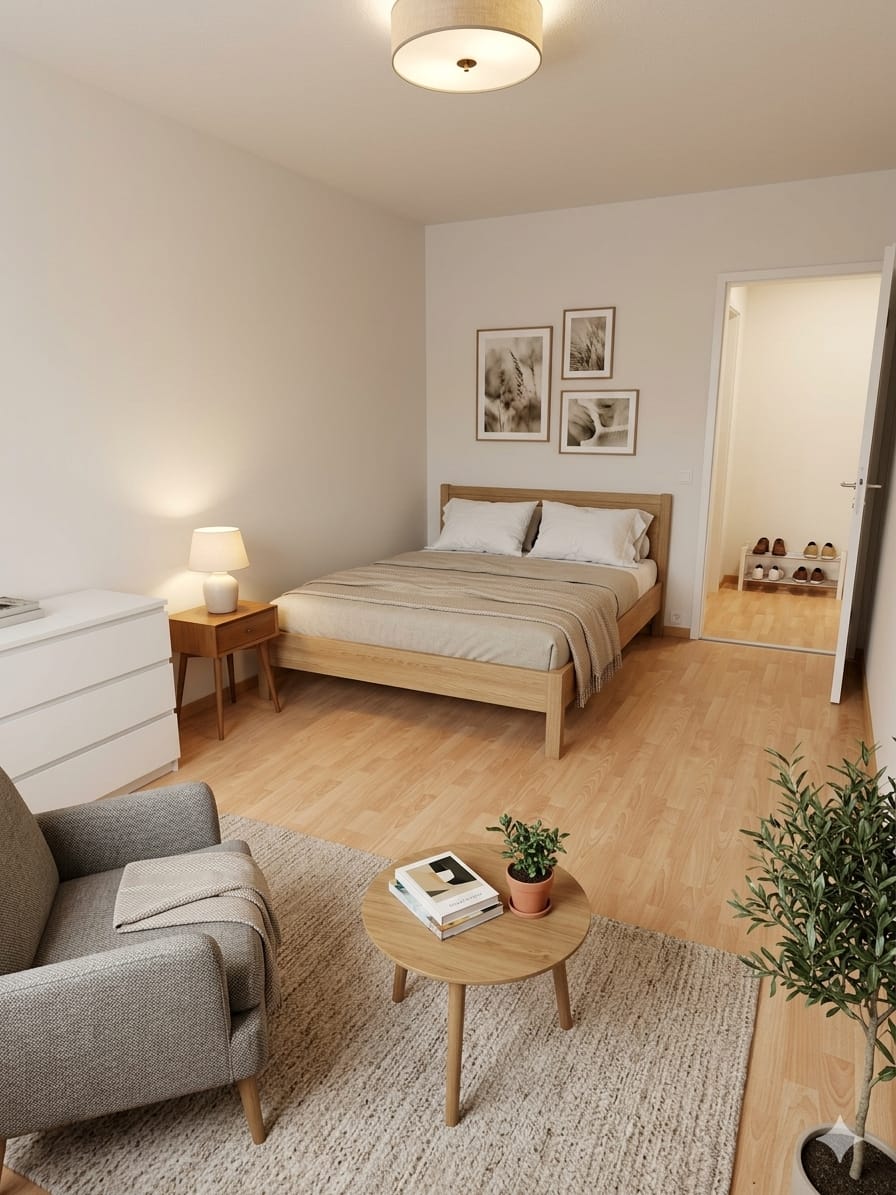 Stilvolles WG-Zimmer (17 m²) mit Seeblick & Dachterrasse – Zürich Kreis 8 Premiumlage